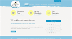 Desktop Screenshot of penguinsearlylearning.co.nz